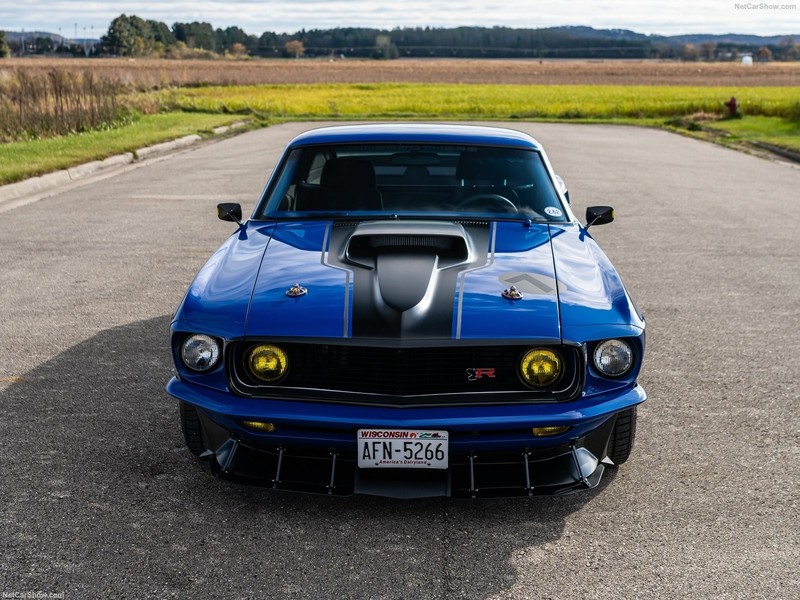 Ford Mustang, Ford Mustang Mach 1 UNKL, ford mustang 1969, frontal view