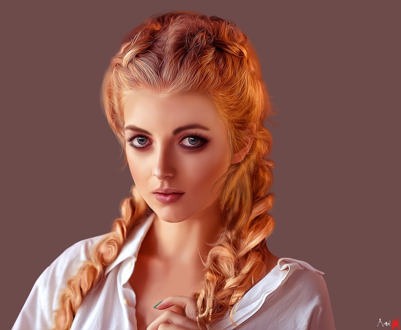 model, Photoshop, digital art