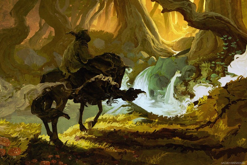 fantasy art, Nazgûl, The Lord of the Rings