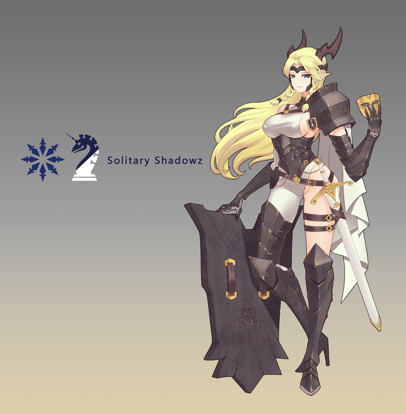 armor, Pixiv Fantasia, blonde, blond hair