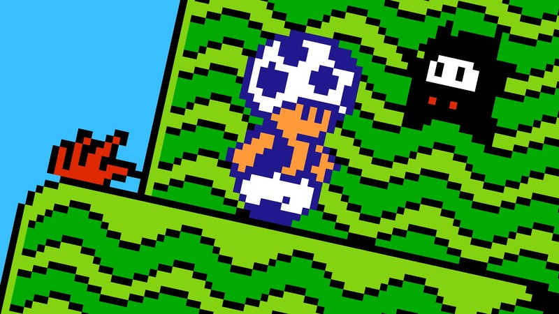 Super Mario Bros., Blue Toad (Super Mario), Nintendo Entertainment System, retro games, pixel art