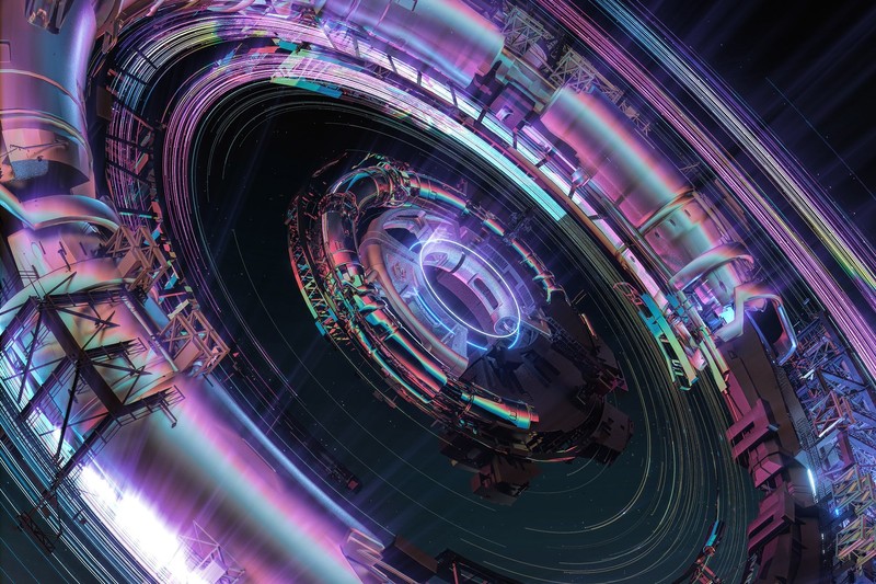 artwork, construction, space, digital art, science fiction