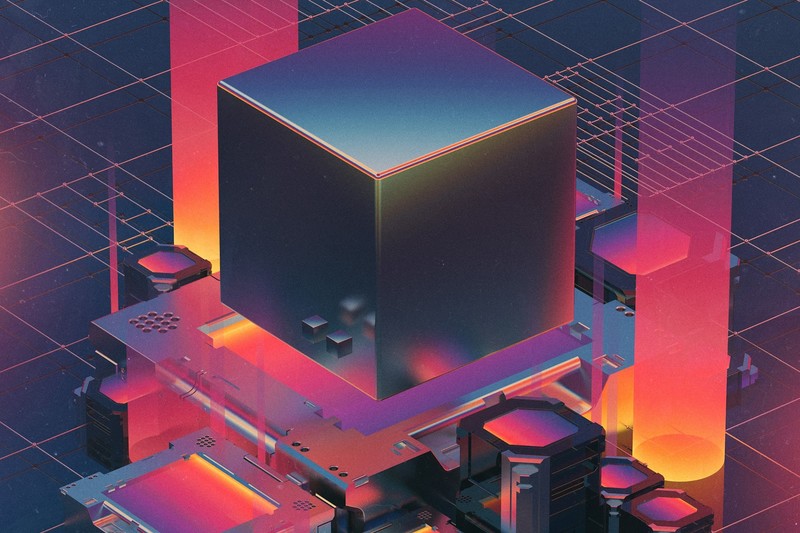 artwork, synthwave, digital art, science fiction, Mike Winkelmann