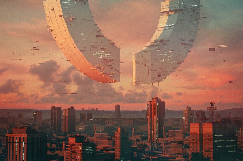science fiction, futuristic, futuristic city, artwork, city, cityscape