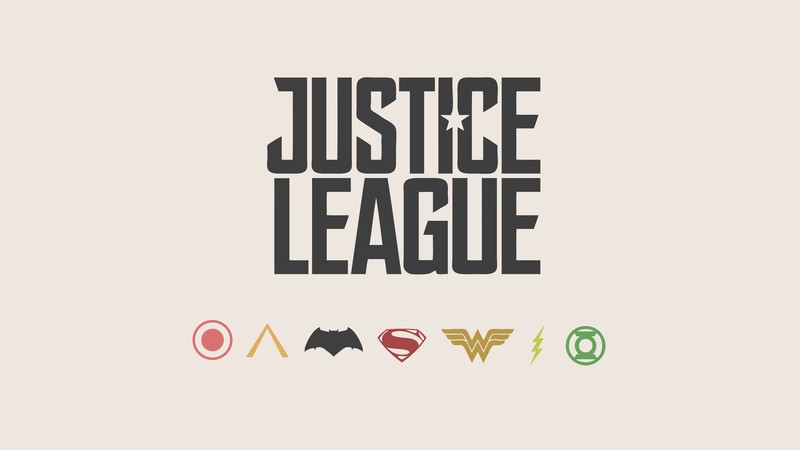 Justice League, logo, white background, artwork, DC Comics