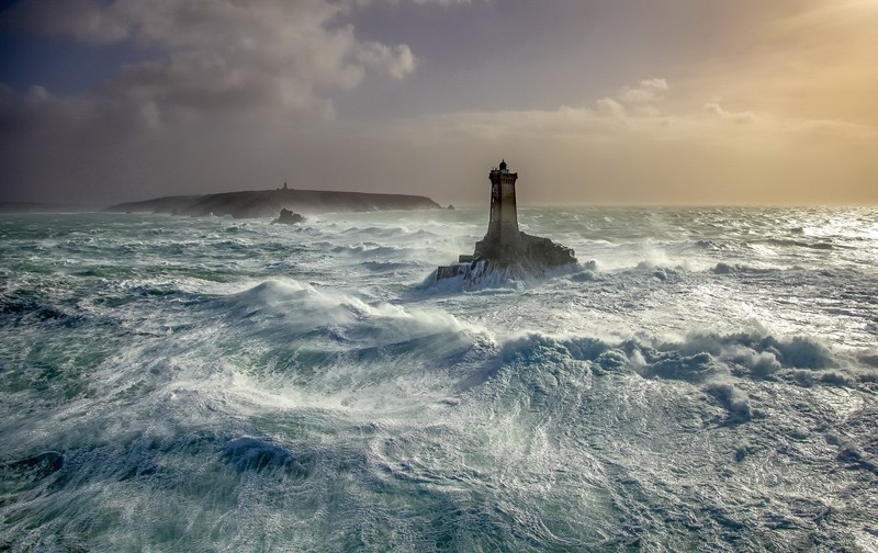 lighthouse, sea, nature, water, outdoors