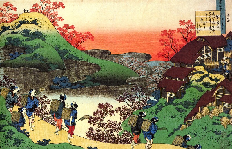 Japanese Art, Wood block, artwork, Asia