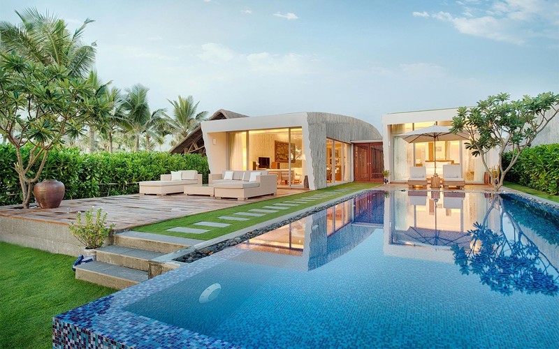 water, house, architecture, swimming pool, grass