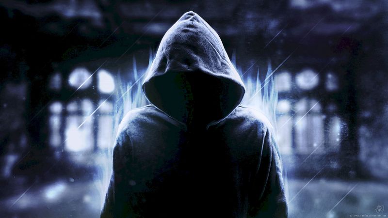 hood, anonymous, dark, man, 4k
