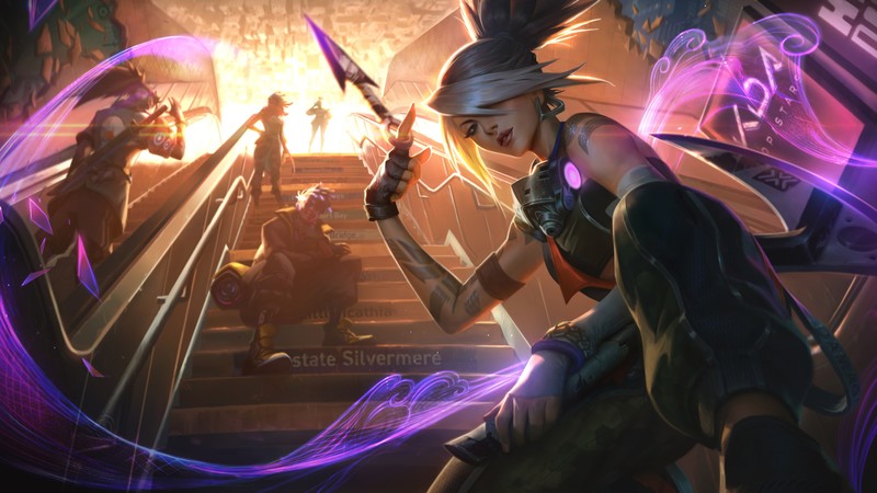 Akali, Akali(League of Legends), League of Legends, Riot Games, music, kda, low-angle