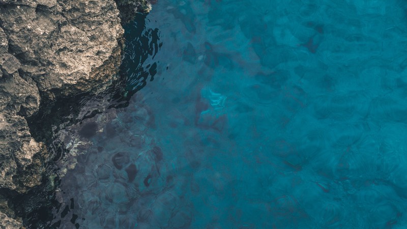 water, rocks, blue, nature, wet