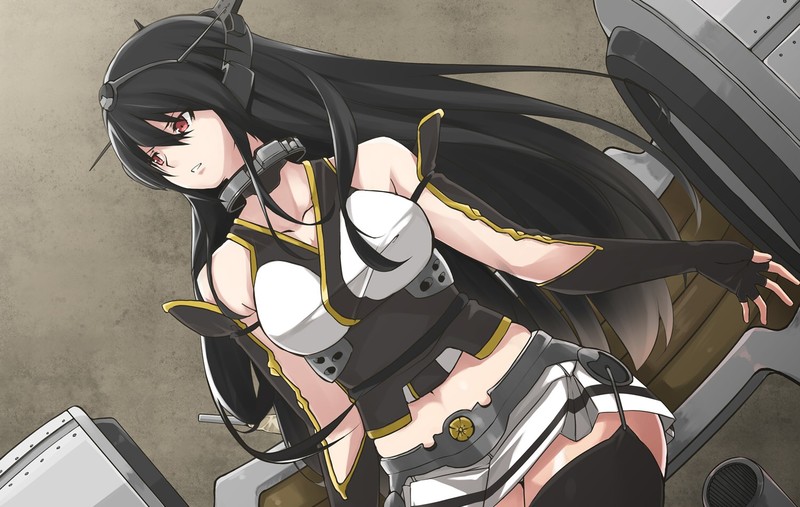 Kantai Collection, long hair, Nagato (KanColle)