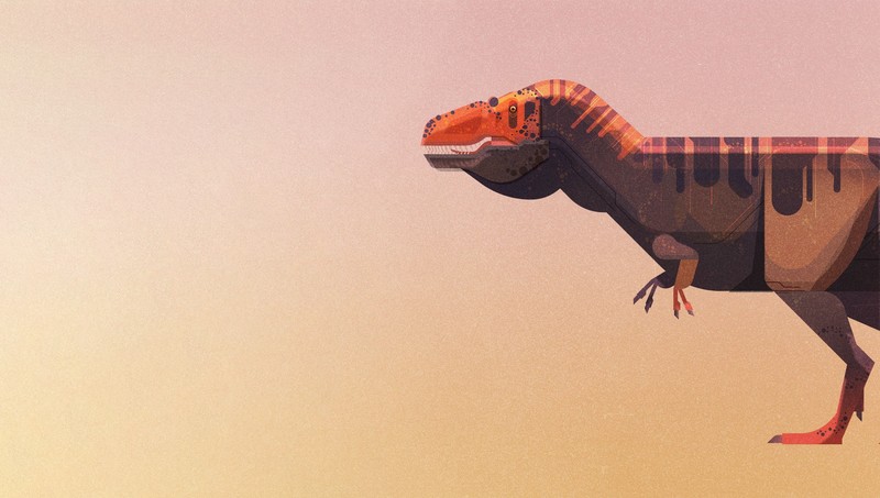 artwork, illustration, dinosaurs, animals, digital art