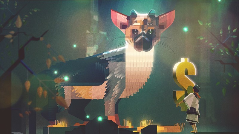 animals, artwork, digital art, illustration, The Last Guardian