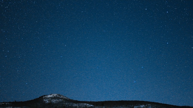 stars, night view, hills, nature, rocks, landscape, clear sky, night sky, night