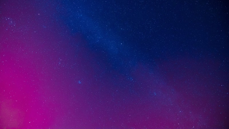 stars, clear sky, night view, colorful, pink, blue