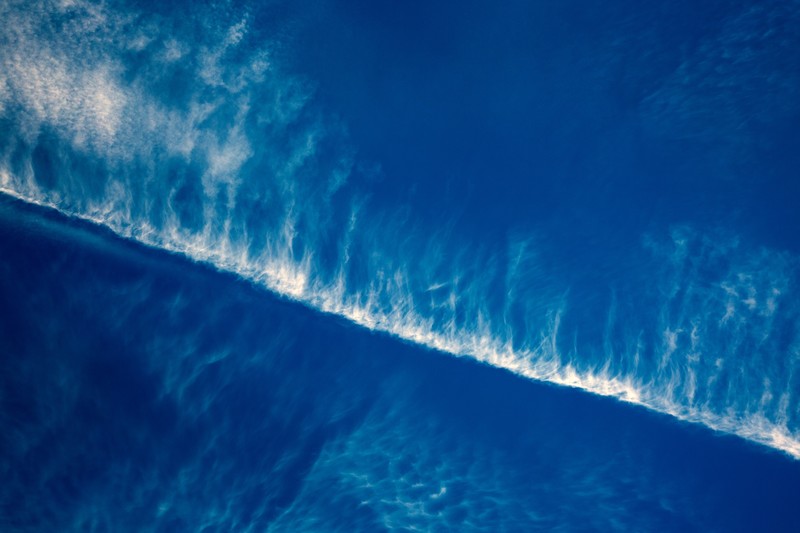 water, waves, top view, nature