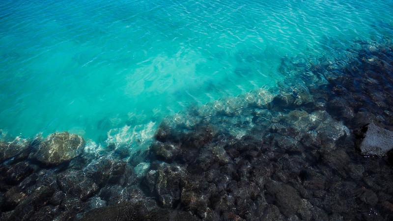 water, rocks, turquoise