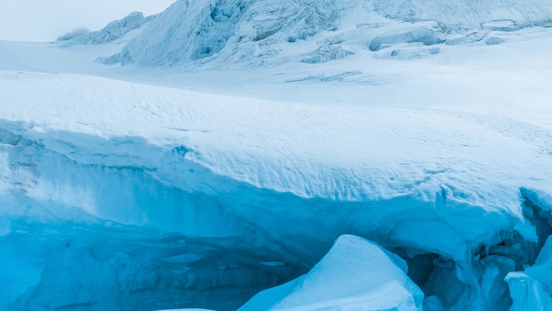 snow, winter, iceberg