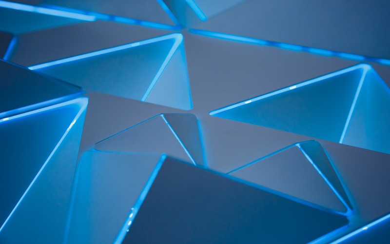 triangle, blue, abstract, gray, geometry