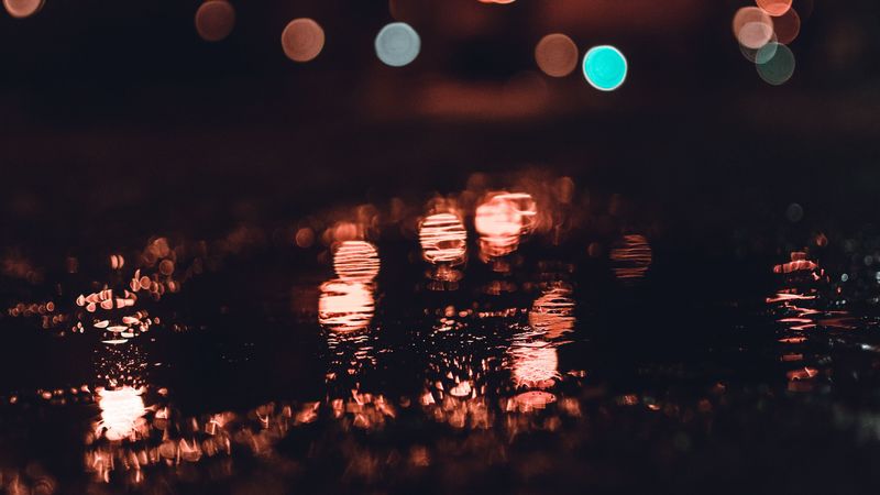 glare, bokeh, macro, light, circles, 4k