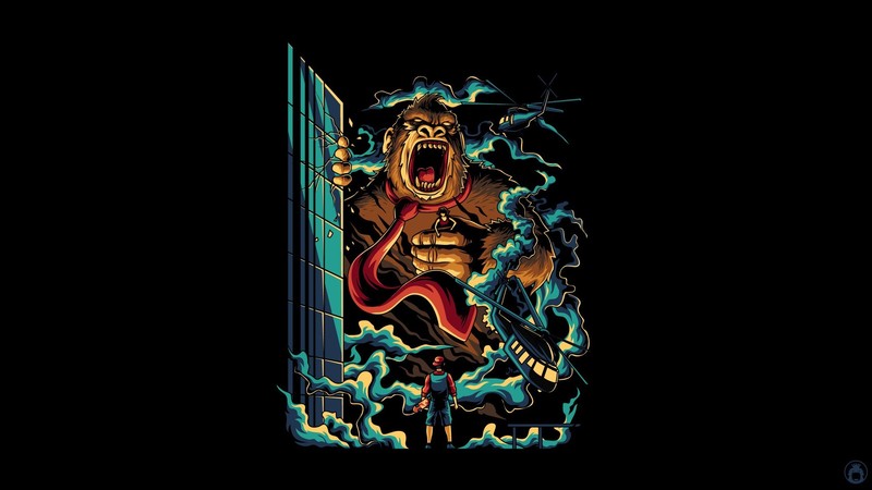 Donkey Kong, Super Mario, Nintendo, video games, video game art