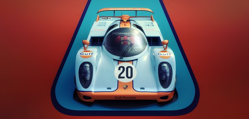 car, vehicle, artwork, Porsche 917, Porsche