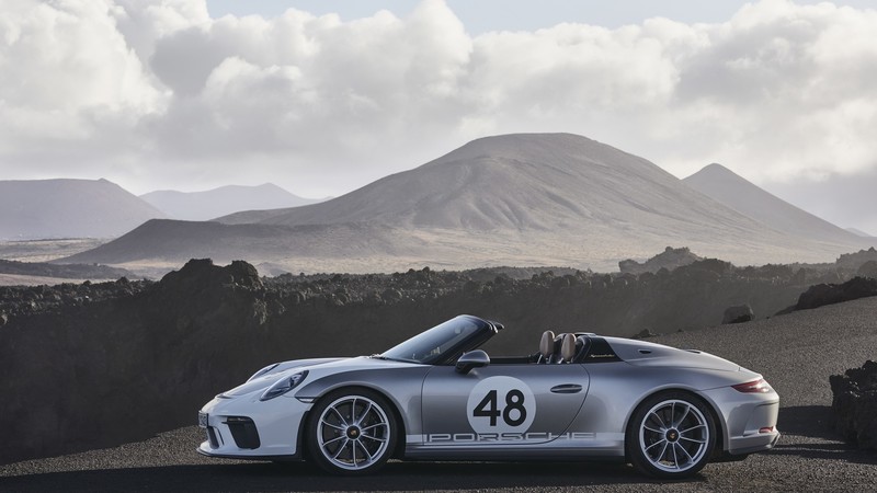 photography, car, Cabrio, Porsche, Super Car, sports car, nature, landscape, mountains, rock, Porsche 911 Speedster, 2019 Porsche 911