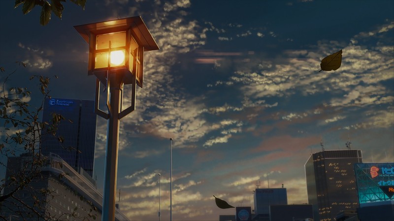 anime, landscape, sky, clouds, urban, city, Kimi no Na Wa, Your Name