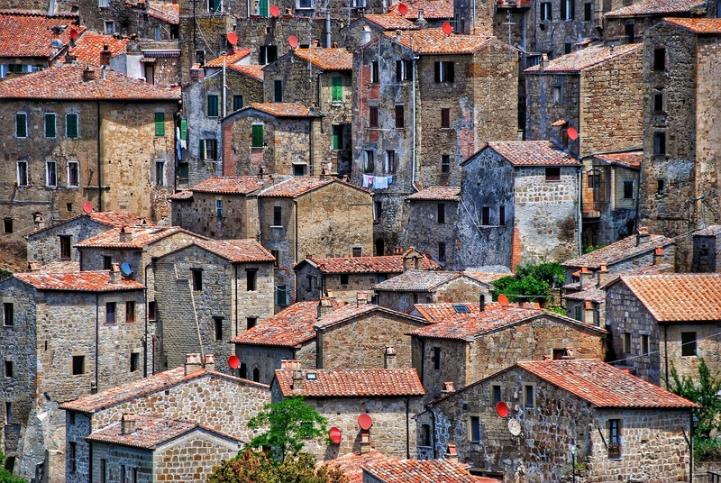 Italy, town, house, building