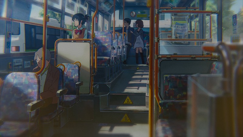 anime, landscape, coach, Kimi no Na Wa, Your Name