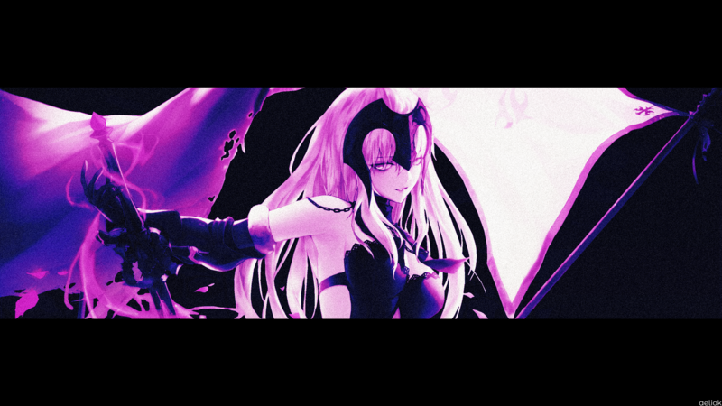Jeanne (Alter) (Fate/Grand Order), Fate/Grand Order, anime, Japan, Retro style