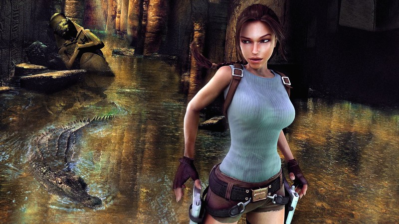 Tomb Raider, Lara Croft, video game girls, big boobs, video game art, video games