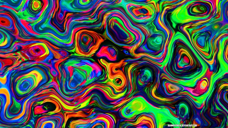 abstract, colorful, digital, digital art, RammPatricia, watermarked