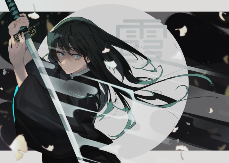 anime, anime boys, digital art, artwork, 2D, portrait, tokitou muichirou, Kimetsu no Yaiba