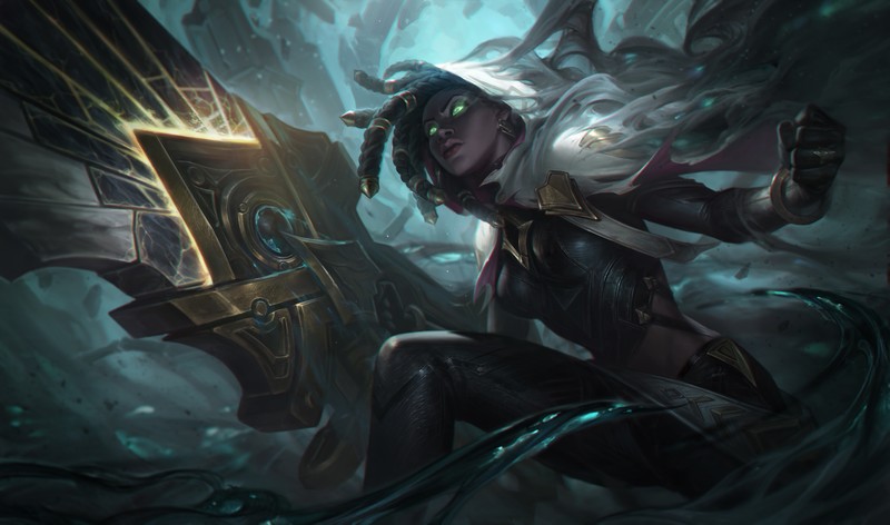League of Legends, Senna (League of Legends), Riot Games, Support (League Of Legends), dreadlocks, PC gaming, fantasy girl, video game girls