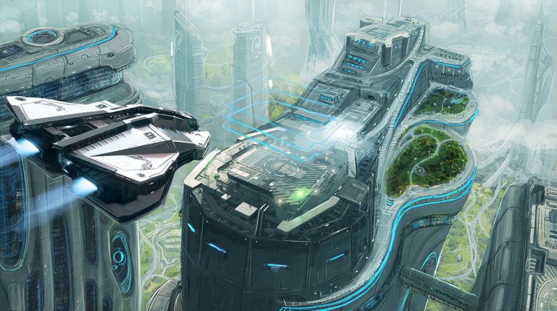 Elite: Dangerous, spaceship, science fiction, cyberpunk