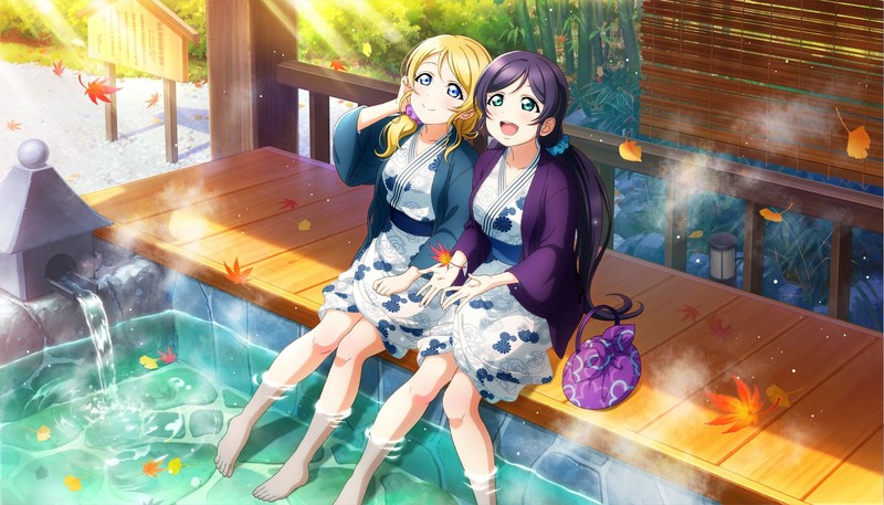 Love Live Series, Love Live!, anime girls, Toujou Nozomi, Ayase Eri, anime