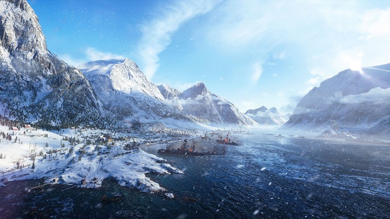 game art, Battlefield, Battlefield V, Norway