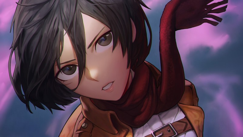 anime, anime girls, Mikasa Ackerman, Shingeki no Kyojin, Attack on Titans