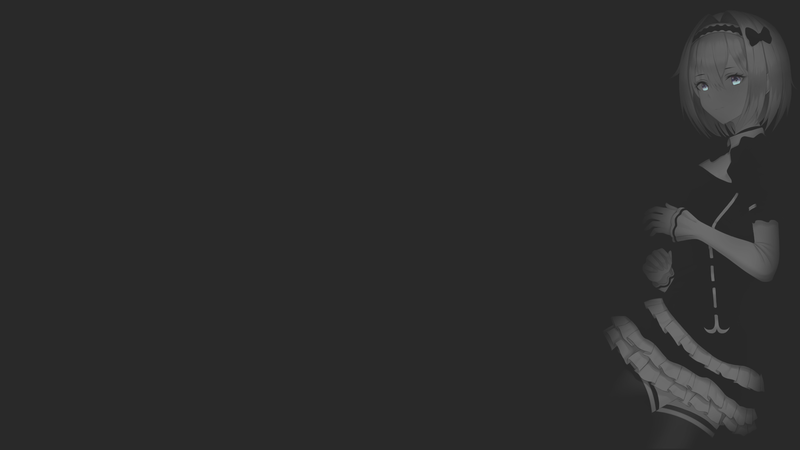anime, manga, anime girls, fan art, illustration, minimalism, monochrome, dark background, selective coloring, texture, night, junkt729, uniform