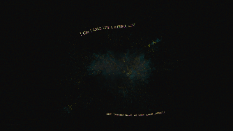 dark, digital art, noise, glitch art, text, bugy craxone, lyrics, depressing