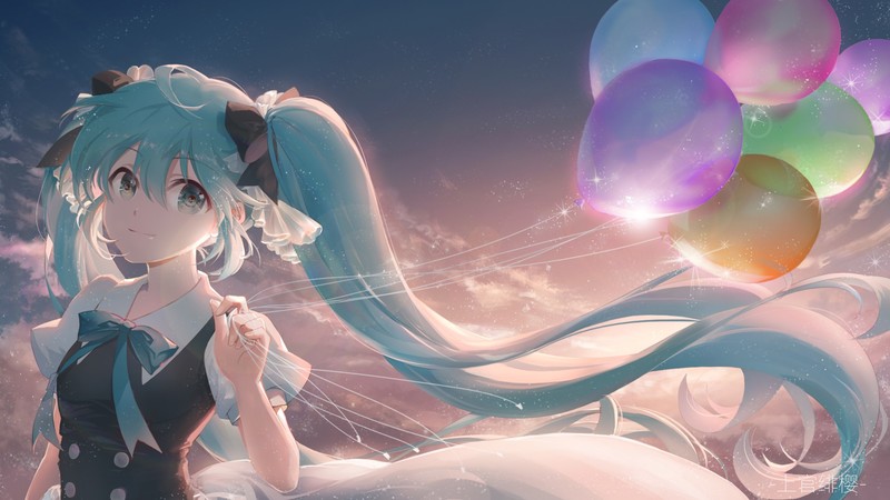 anime, anime girls, digital art, artwork, 2D, portrait, Hatsune Miku, Vocaloid
