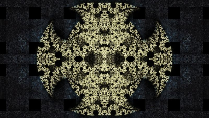kaleidoscope, patterns, spots, dark, 4k