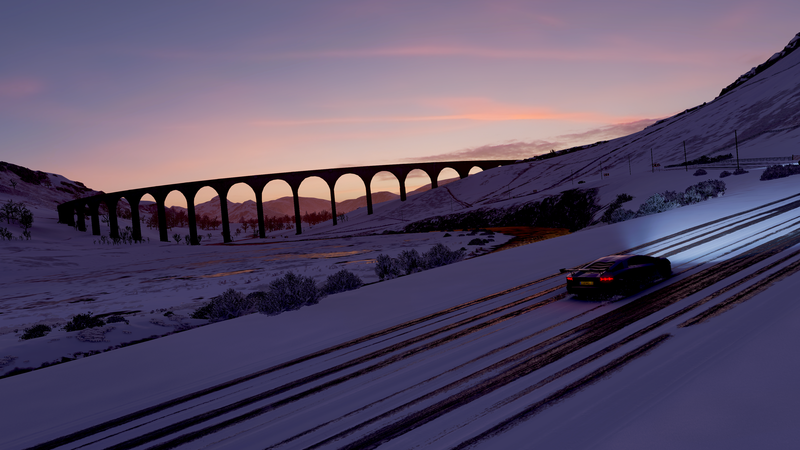 screen shot, video games, Forza, Forza Horizon 4, Forza Games, snow