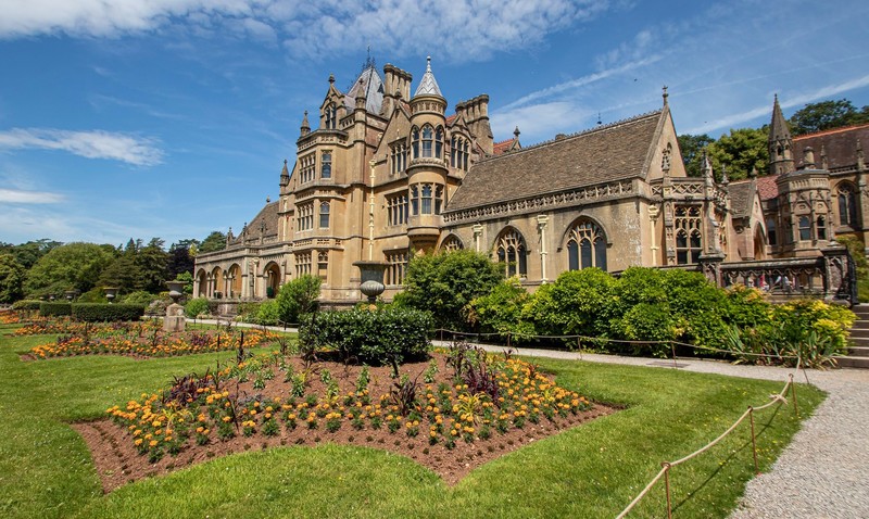 building, England, garden, North Somerset, castle