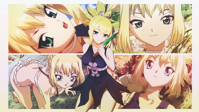 anime, anime girls, Dr. Stone, Kohaku (Dr. Stone)