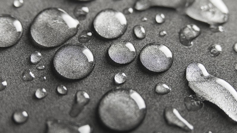 macro, water drops, monochrome