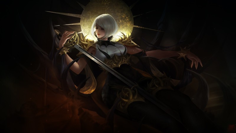 dark, artwork, fantasy art, fantasy girl