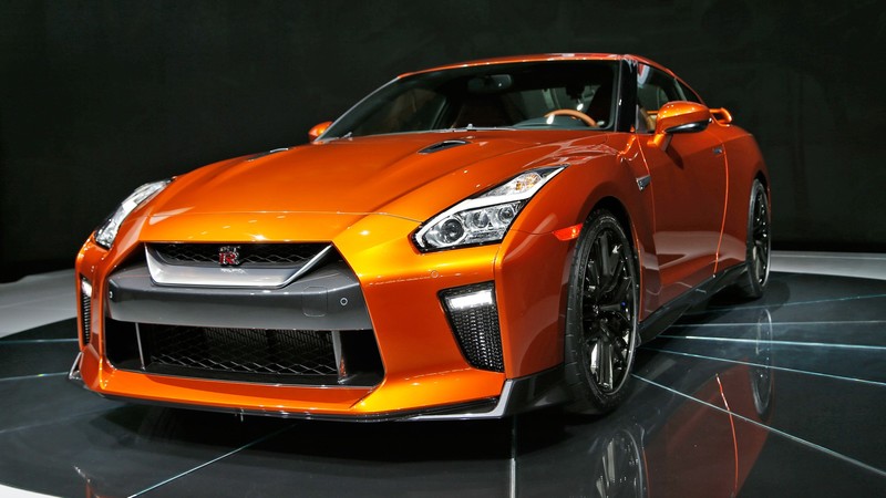 Nissan GT-R NISMO, car, vehicle, orange cars